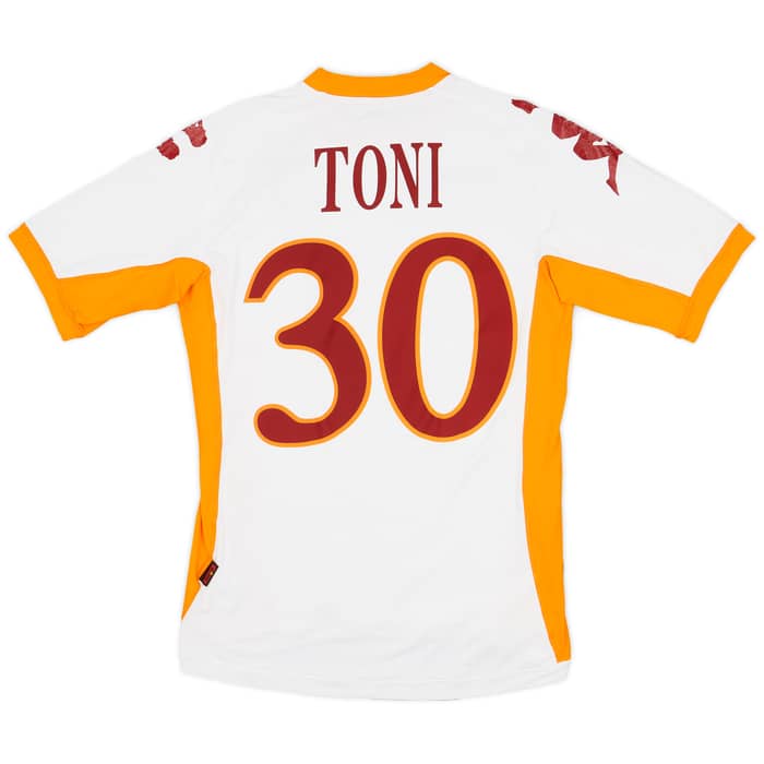 2010-11 Roma Away Shirt Toni #30 - 6/10 - (M)