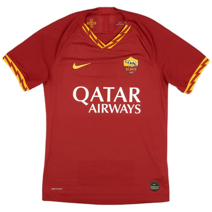 2019-20 Roma Authentic Home Shirt Dzeko #9 - 10/10 - (S)