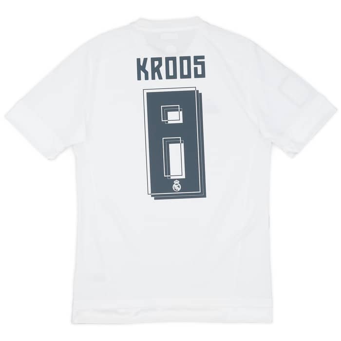2015-16 Real Madrid Home Shirt Kroos #8 - 6/10 - (S)