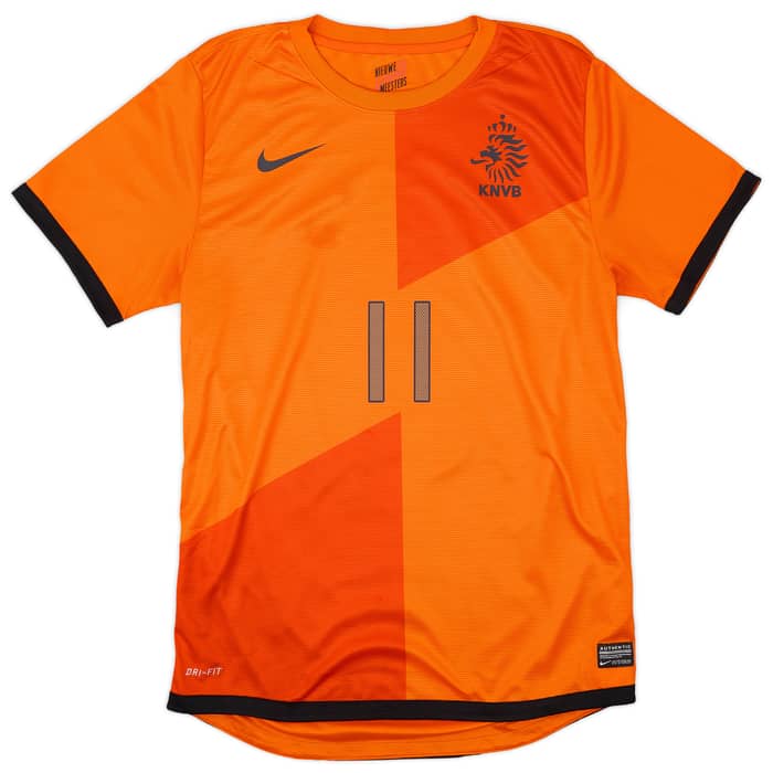 2012-13 Netherlands Home Shirt Robben #11 - 6/10 - (L)
