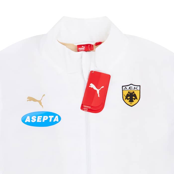 2009-10 AEK Athens Puma Training Woven Jacket S