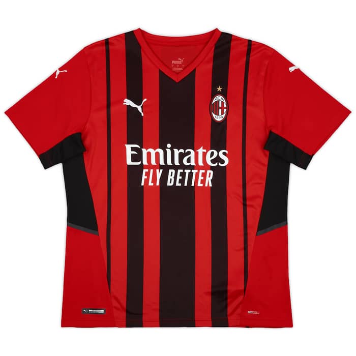 2020-21 AC Milan Home Shirt R.Leao #17 - 9/10 - (L)