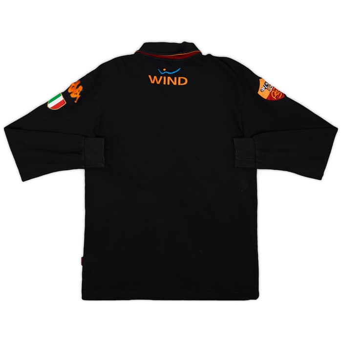 2010-11 Roma Kappa Polo L/S Shirt - 6/10 - (L)
