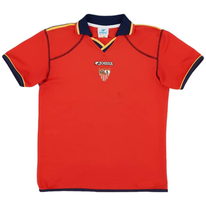 2001-02 Sevilla Away Shirt - 8/10 - (L.Boys)