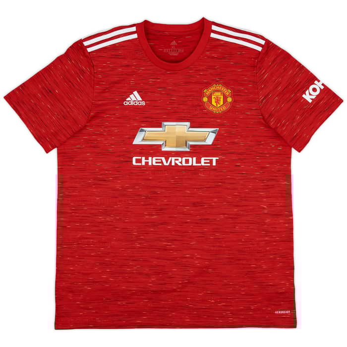2020-21 Manchester United Home Shirt Martial #9 - 5/10 - (XL)