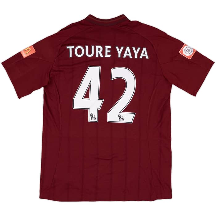 2012-13 Manchester City Away Shirt Toure Yaya #42 (L)
