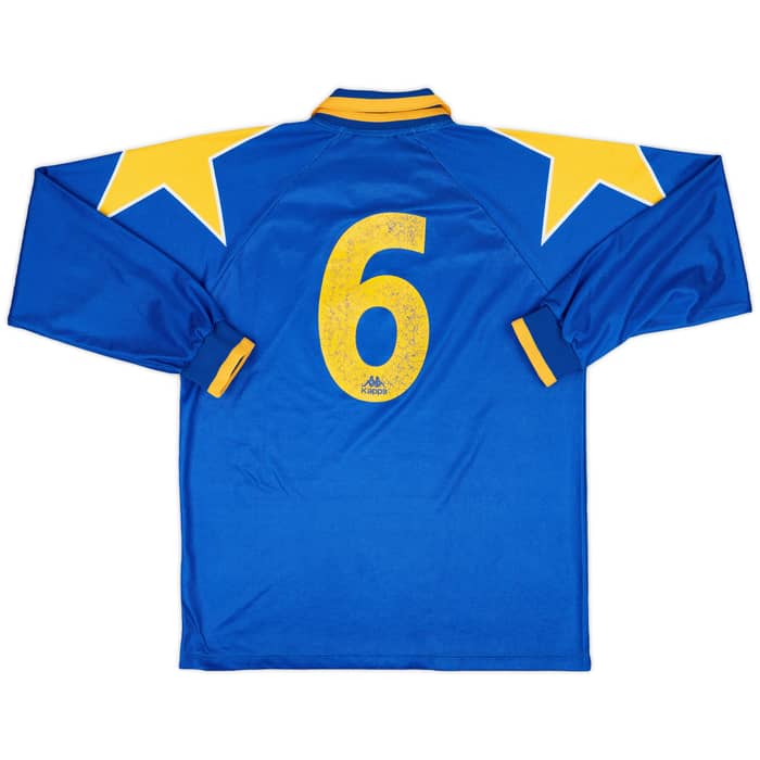 1995-96 Juventus Match Issue Away L/S Shirt #6