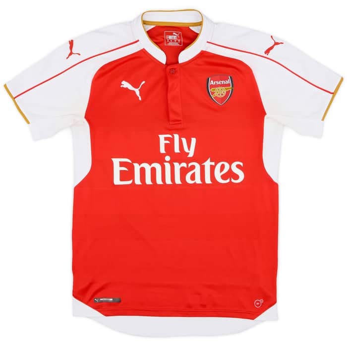 2015-16 Arsenal Home Shirt Arteta #8 - 9/10 - (S)