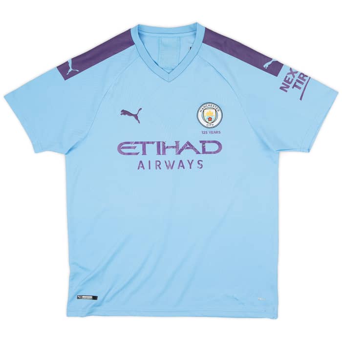2019-20 Manchester City Home Shirt Bernardo #20 - 5/10 - (XL)
