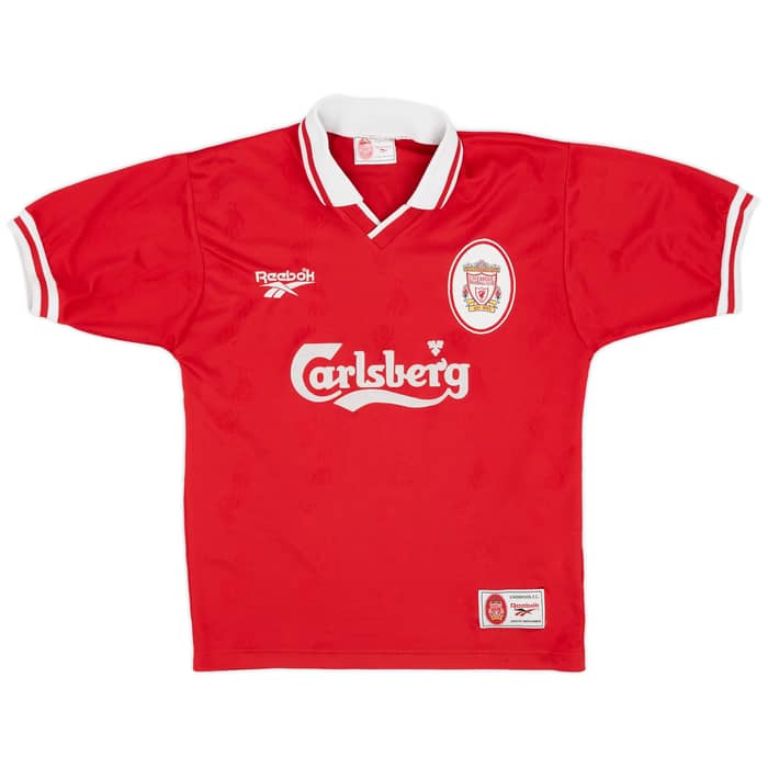 1996-98 Liverpool Home Shirt Redknapp #11 - 7/10 - (S)