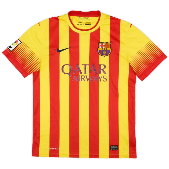 2013-15 Barcelona Away Shirt Messi #10 - 7/10 - (M)