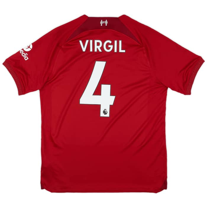 2022-23 Liverpool Home Shirt Virgil #4
