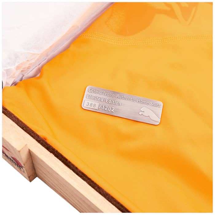 2010-11 Ivory Coast Limited Edition Authentic Home Shirt 0388/1202 (L)