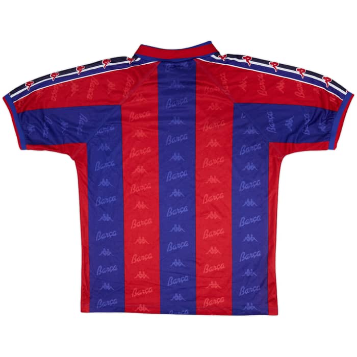 1995-97 Barcelona Home Shirt and Shorts - 9/10 - (XL)