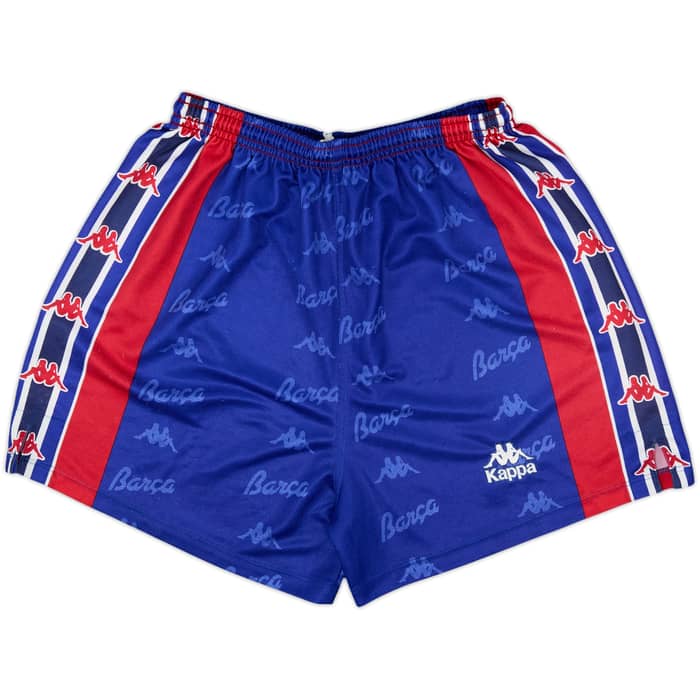 1995-97 Barcelona Home Shirt and Shorts - 9/10 - (XL)