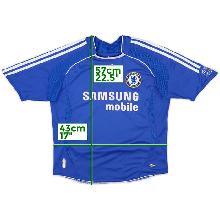 2006-08 Chelsea Home Shirt and Shorts - 6/10 - (L.Boys)