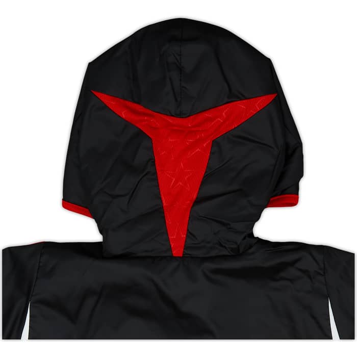 2007-08 Liverpool adidas CL Hooded Padded Bench Coat - 9/10 - (S)