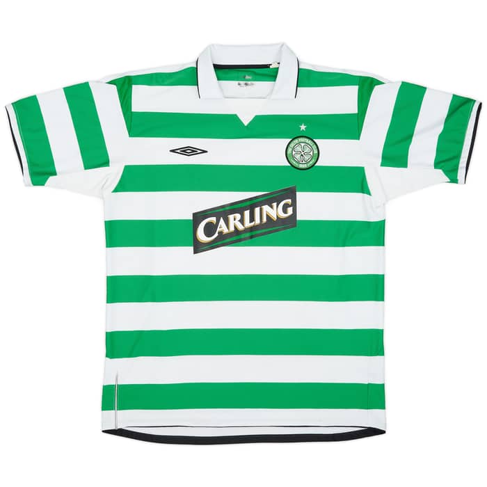 2004-05 Celtic Home Shirt Lambert #14 - 9/10 - (XL)