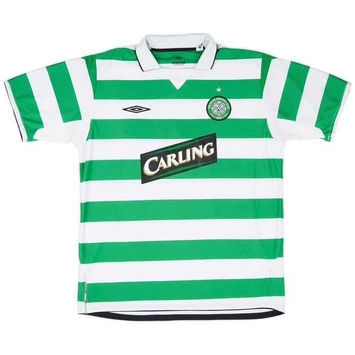 2004-05 Celtic Home Shirt Petrov #19