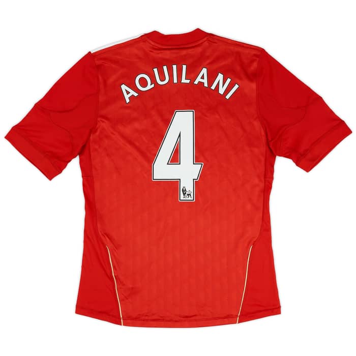 2010-12 Liverpool Home Shirt Aquilani #4 - 7/10 - (S)