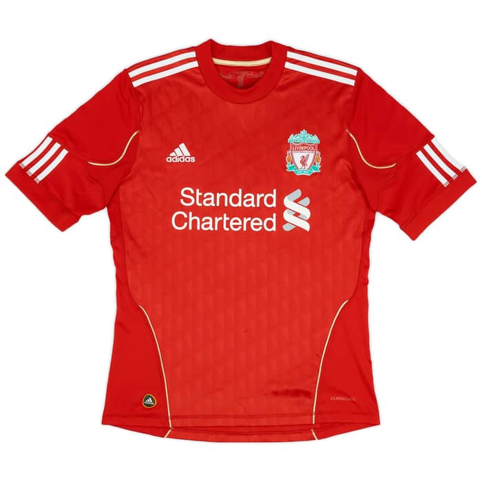 2010-12 Liverpool Home Shirt Aquilani #4 - 7/10 - (S)