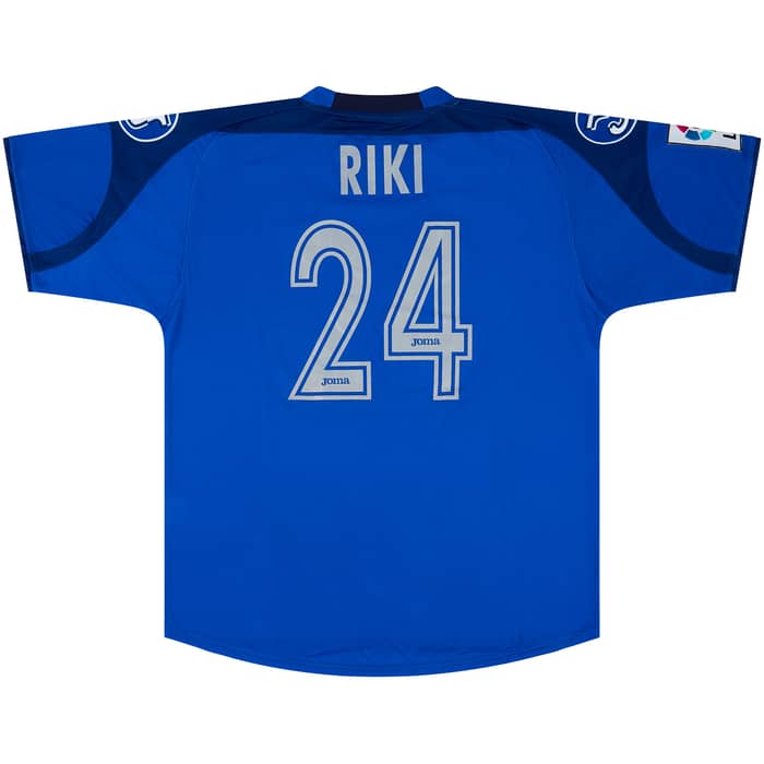 2004-05 Getafe Match Worn Home Shirt Riki #24 (v Valencia)