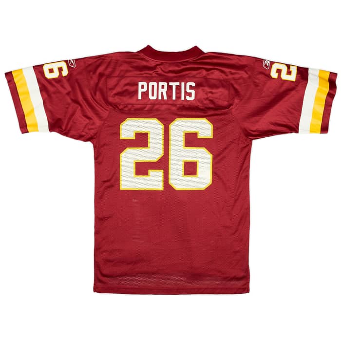 2005-06 Washington Redskins Portis #26 Reebok On Field Home Jersey (Very Good) M