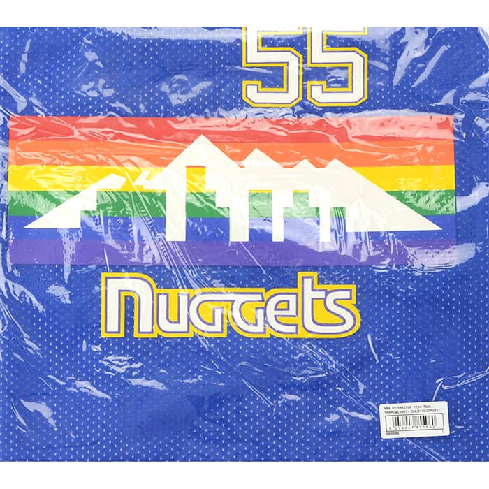 (Amazon) Mitchell & Ness Denver Nuggets Mutombo #55 Reversible Jersey