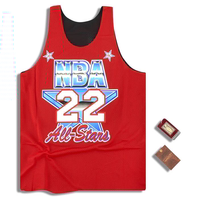 (Amazon) Mitchell & Ness Portland Trail Blazers Drexler #22 Reversible All Star Jersey