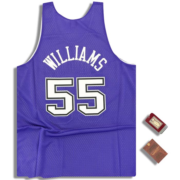 (Amazon) Mitchell & Ness Sacramento Kings Williams #55 Reversible Jersey