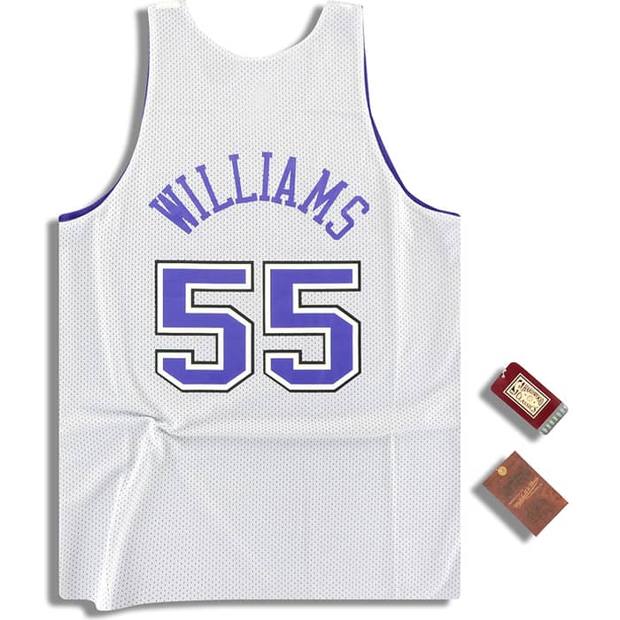 (Amazon) Mitchell & Ness Sacramento Kings Williams #55 Reversible Jersey