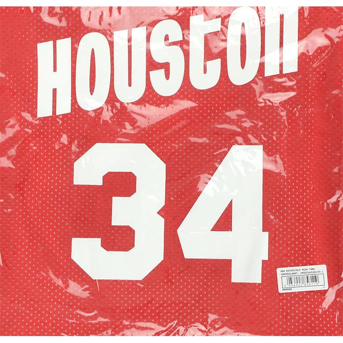 (Amazon) Mitchell & Ness Houston Rockets Olajuwon #34 Reversible Jersey