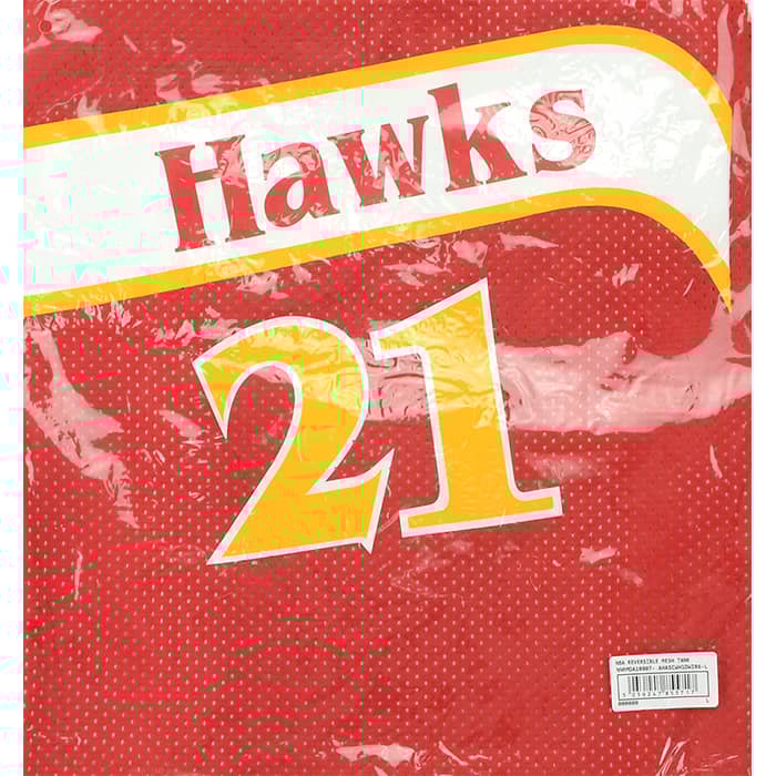 (Amazon) Mitchell & Ness Atlanta Hawks Wilkins #21 Reversible Jersey