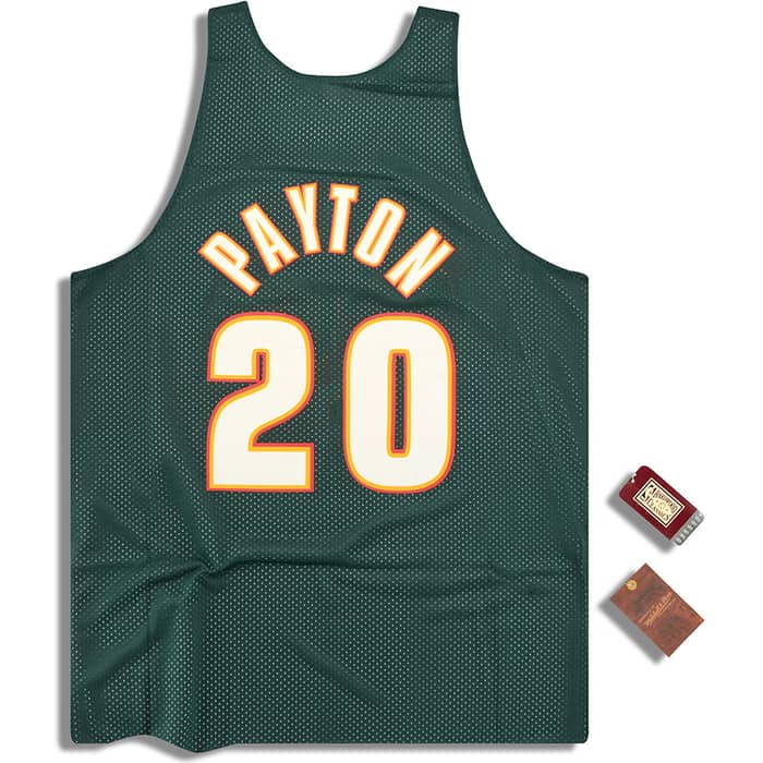 (Amazon) Mitchell & Ness Seattle Sonics Payton #20 Reversible All Star Jersey