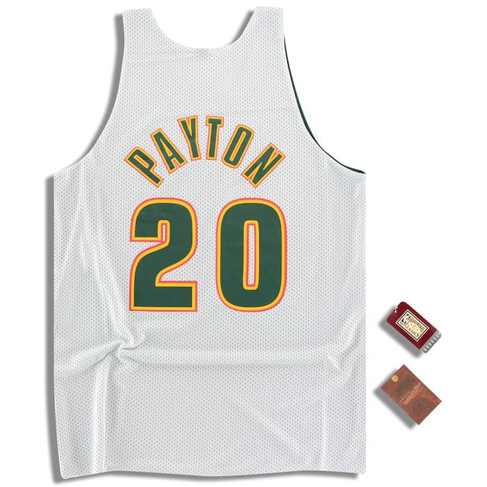 (Amazon) Mitchell & Ness Seattle Sonics Payton #20 Reversible All Star Jersey