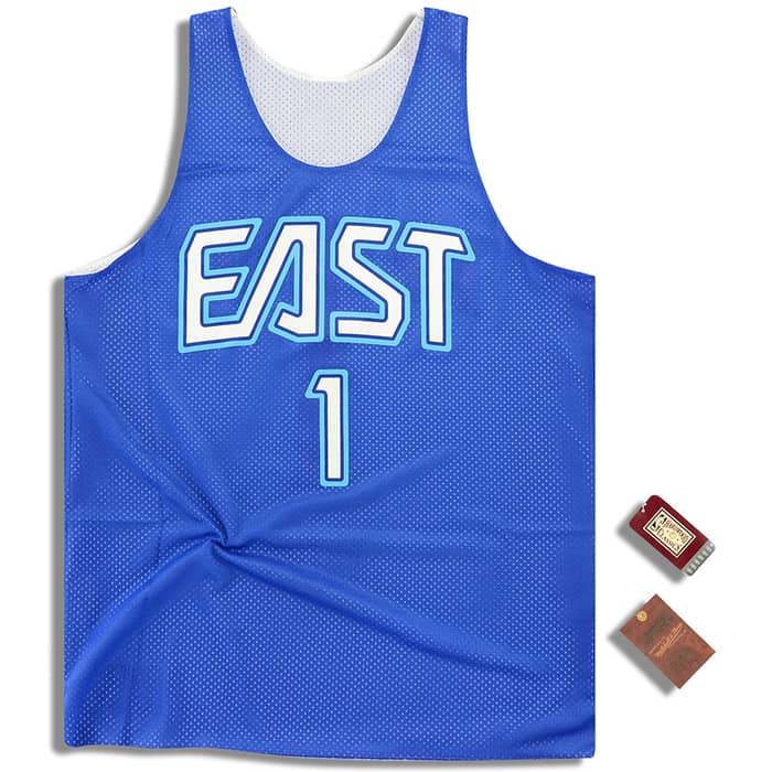 (Amazon) Mitchell & Ness Detroit Pistons Iverson #1 Reversible All Star Jersey