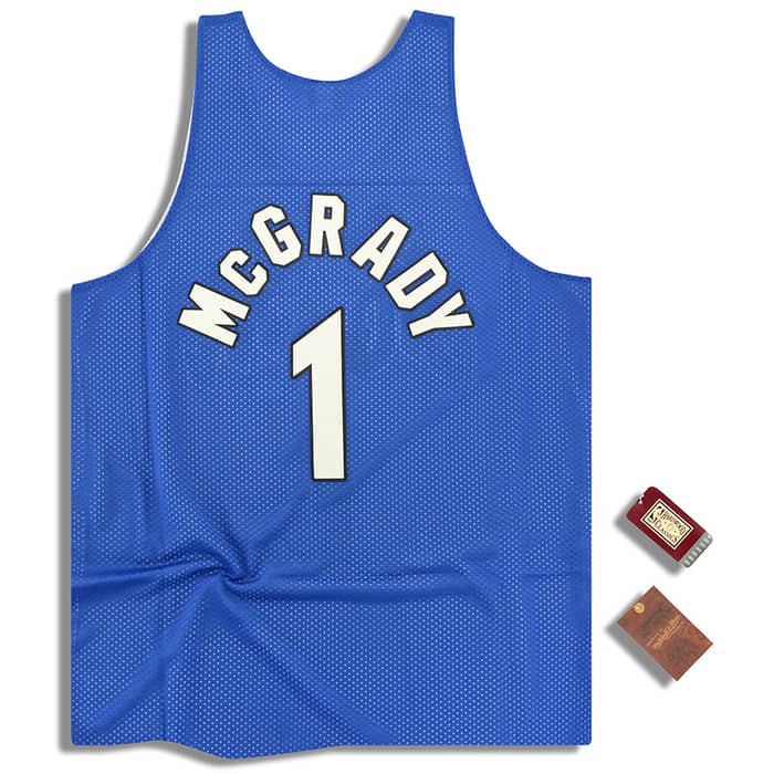 (Amazon) Mitchell & Ness Orlando Magic McGrady #1 Reversible Jersey