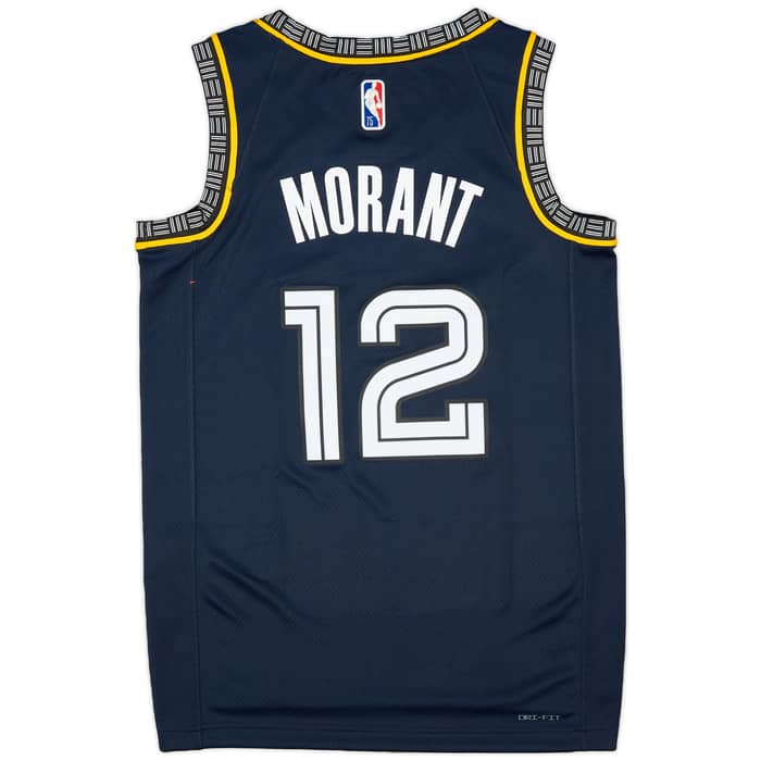 2021-22 Memphis Grizzlies Morant #12 Nike Swingman Alternate Jersey (S)
