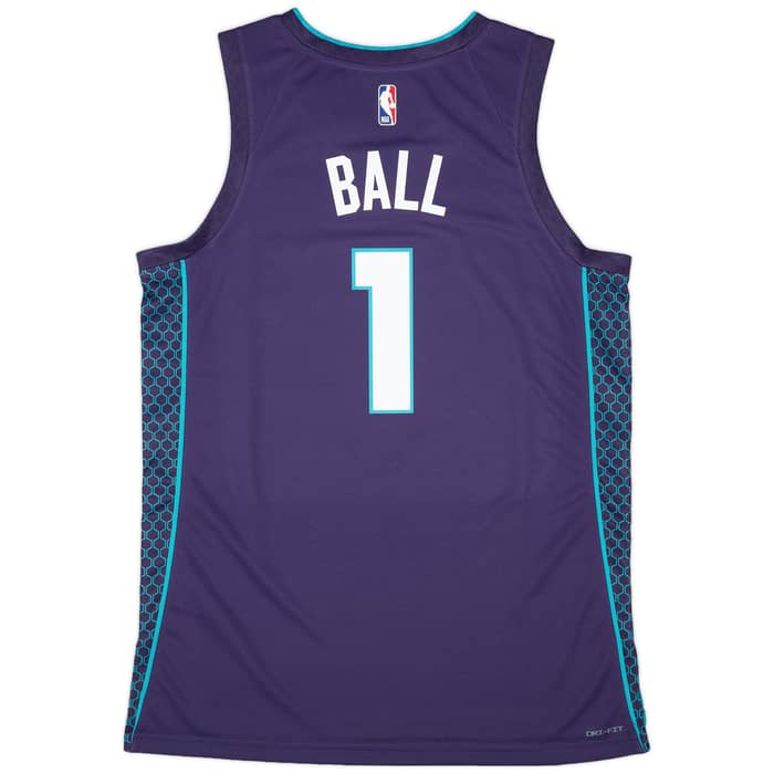 2022-24 Charlotte Hornets Ball #1 Jordan Swingman Alternate Jersey (L)