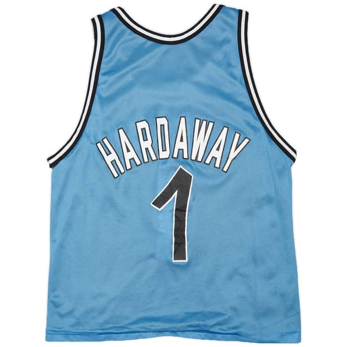 1995-98 Orlando Magic Hardaway #1 Champion Reversible Jersey (Very Good) M