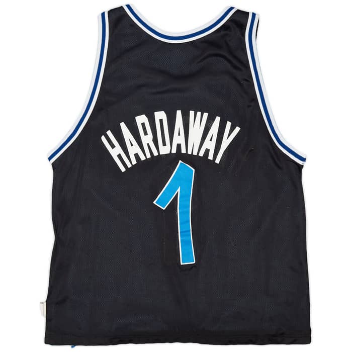 1995-98 Orlando Magic Hardaway #1 Champion Reversible Jersey (Very Good) M