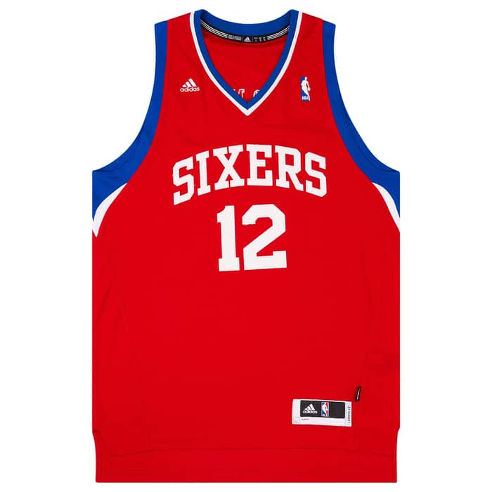 2010-14 Philadelphia 76ers Turner #12 adidas Swingman Away Jersey (Excellent) L