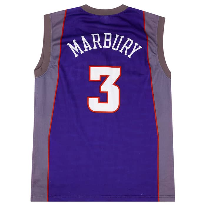 2001-04 Phoenix Suns Marbury #3 Champion Away Jersey (Excellent) XL