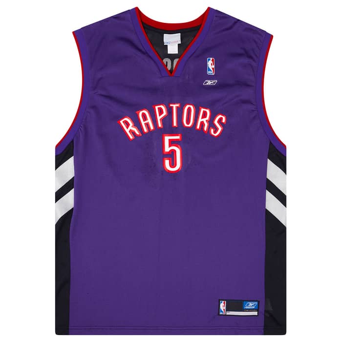 2003-06 Toronto Raptors Rose #5 Reebok Away Jersey (Very Good) XL