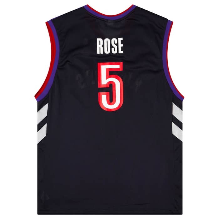 2003-06 Toronto Raptors Rose #5 Reebok Away Jersey (Very Good) XL