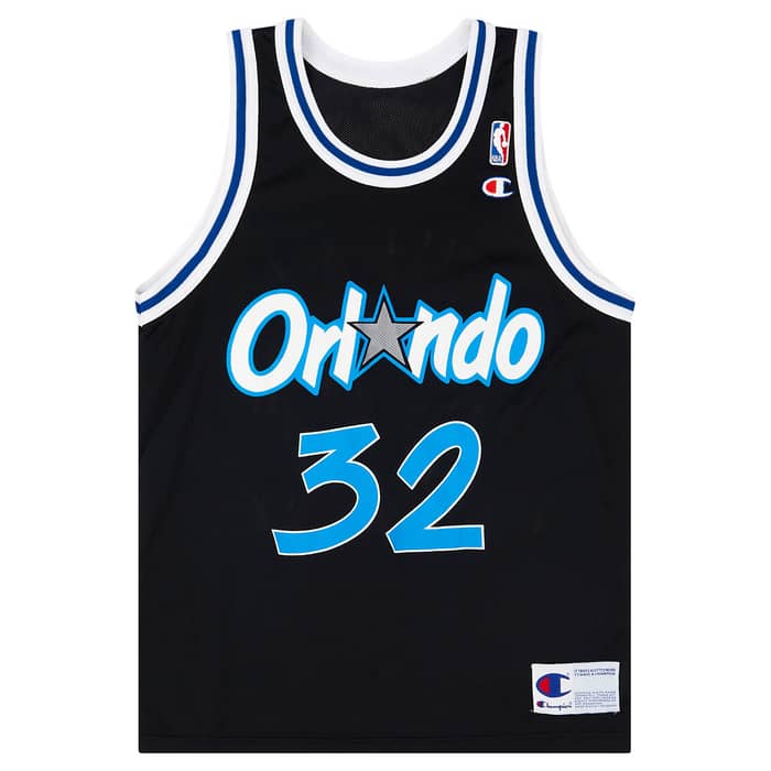 1995-96 Orlando Magic O'Neal #32 Champion Alternate Jersey (Good) XL