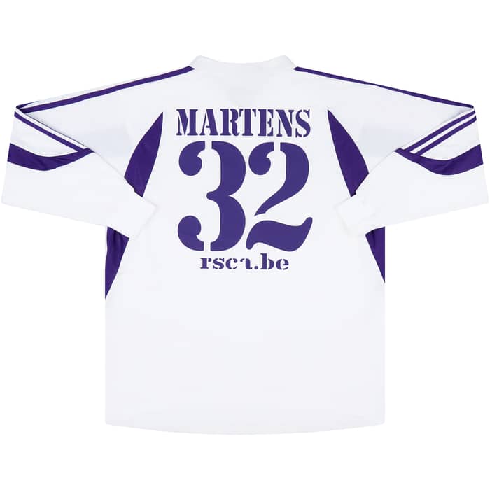 2003-04 Anderlecht Match Issue Home L/S Shirt Martens #32