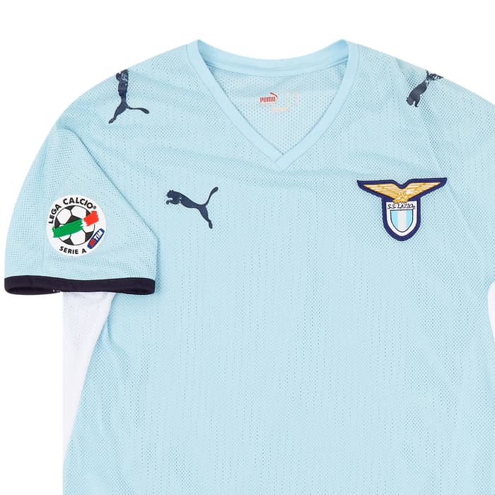 2008-09 Lazio Match Issue Home Shirt Foggia #17