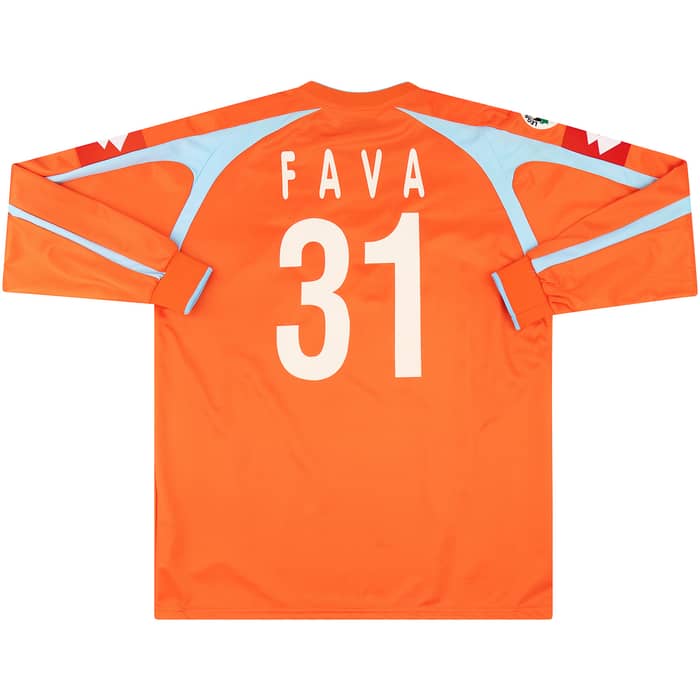 2005-06 Treviso Match Issue Third L/S Shirt Fava #31