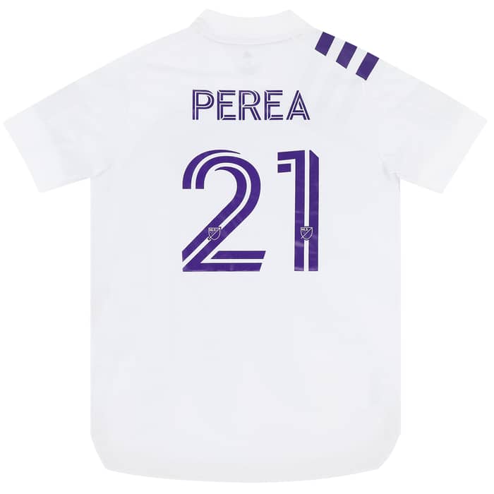 2021 Orlando City Match Worn Away Shirt Perea #21 (v Inter Miami)